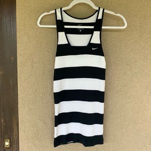Nike tank top - navy and white - L.